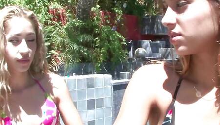 Goldie & Uma Jolie, teen lesbians with a sex toy, violet