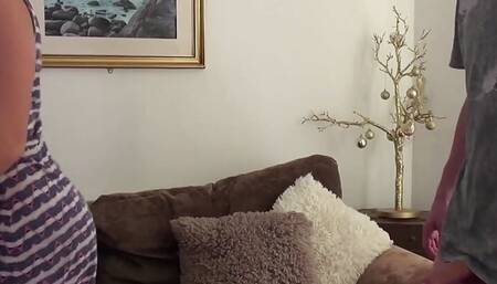 Brunette Jasmine Lou sprayed on ass from Sam B.mp4