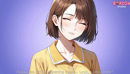 Older Bigtits Sexy Stepsister with Young Stepsister Exploring Big Hard Secret in Panties When Step-mommy Is Outside