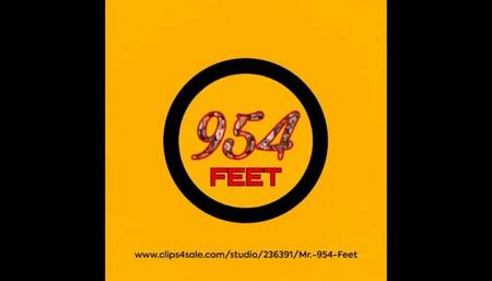 954Feet X Painful Pleasure - I’m a Niqqa that love feet stinky vinegary Flip flop FJ