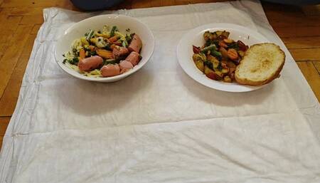 Pissing on food splashing domination pussy zoom