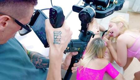 Perfect Sex with Vivian Lola, the Hot Blonde Who Loves Giving It up the Ass bts Camera 2