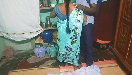 Indian teacher fucked her boy friend at home