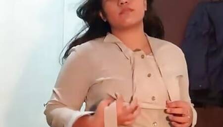 Slutty Asian strip tease