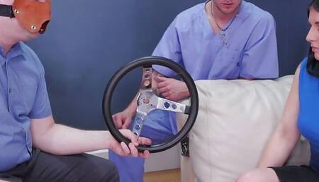 Fallon West gagging on her lords cock