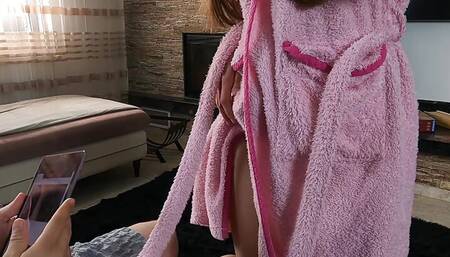 Cleaning Up: A Steamy Maid Unleashes Lustful Passion