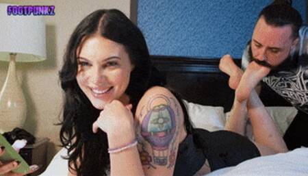 Bratty Goddess gets Feet Worshipped while Humiliating you - Femdom PoV