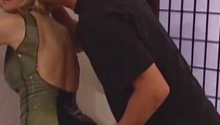 Tight Blonde Has Her Tush Railed by Toys and Her Lips Pounded in Preparation for Anal