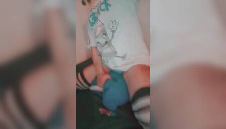 Pillow Humping Ftm Femboy Panties and Thigh Highs. Grinding, Masturbating, Riding Daddy's Pillow When I Miss Him. Panties