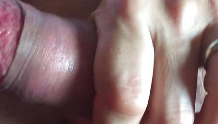 Vacation horny wifey blowjobs with cumshot in mouth, watch as she sucks off all the throbbing cocks of guys in the room