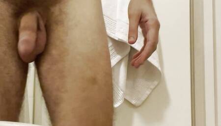 mature otter piss and shower