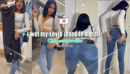 I WET MY LEVI'S JEANS IN A MALL