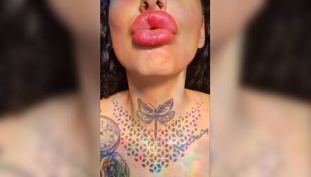 Cum Your Creamy Load All Over LOUISE--EBONY Pierced Oily Sexy Milf Tits