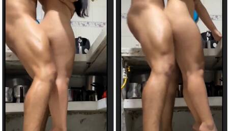 Hard Fucked By Step Brother In Kitchen
