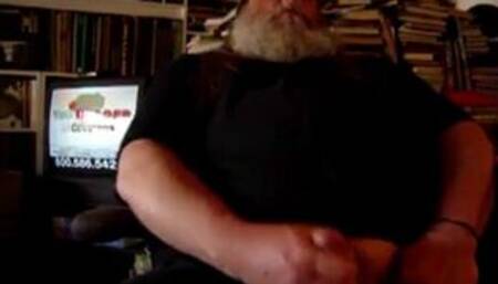Daddy Bear Jerks Off Solo