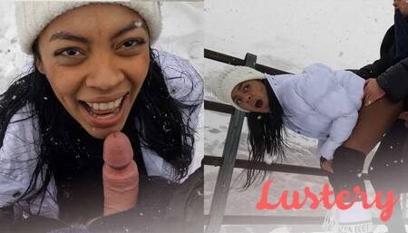 Black Latina Amateur Fucking In The Snow - Lustery