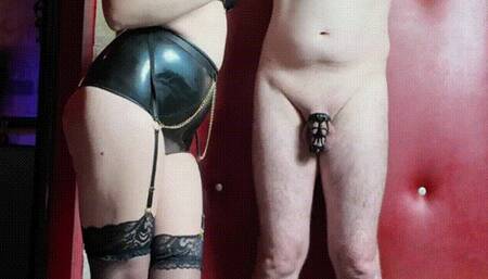 Bondage Chastity - Caged, Teased & DENIED by Princess Diss