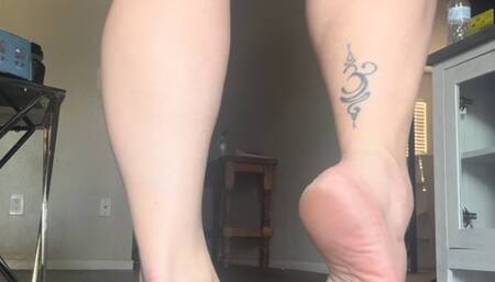 Soles & green toes in black miller Torys