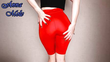 Yoga Tights PAWG in Spandex Leggings Loudly Spanks Her Juicy Ass Breeches