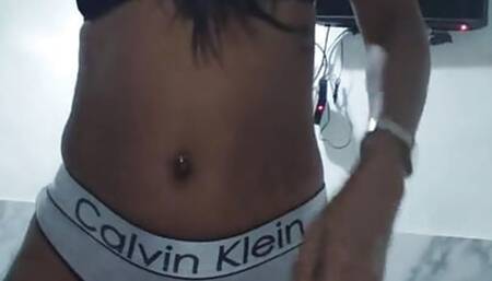 Boy Records His Brunette Friend for the First Time