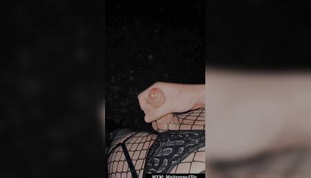 Femboy Cumshot in the Woods