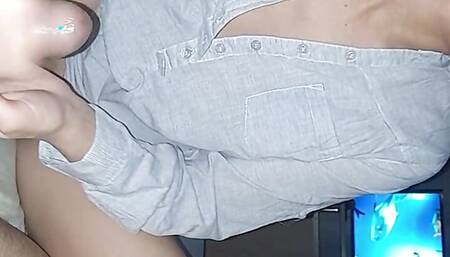 Blowjob and Squirt this is what you can learn from my stepmother