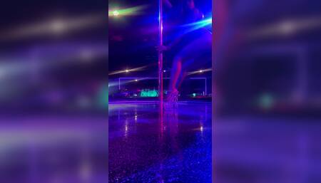 Part 2 Shacking My Ass Sliding on this Pole