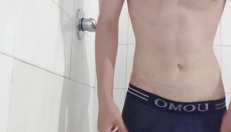 I piss in my underwear with subsequent masturbation