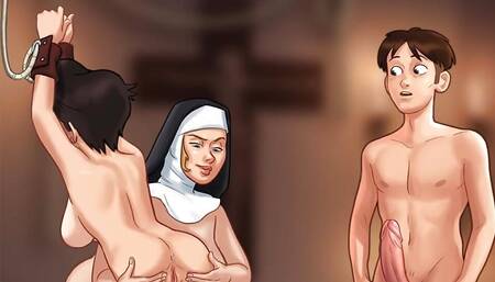 Summertime Saga - Cookie Jar - All Sex Scenes Only - Step-sister Angelica #9 Part 3