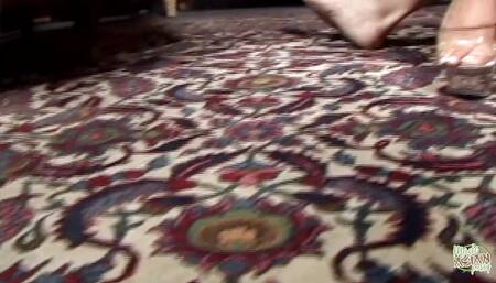 Asian Chick Likes Having a Smoke While Giving the Horny Old Man a Handjob