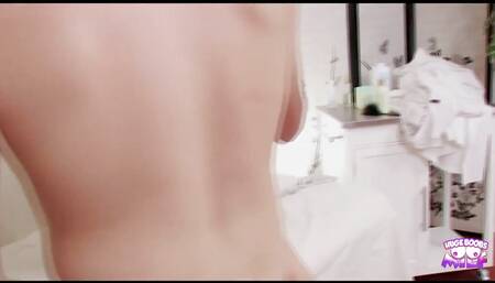 The Guy Drives the Perfect Blonde Crazy as He Voraciously Licks Her Shaved Pussy