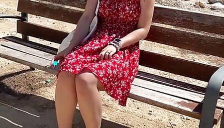 Trashing Fast Food in the Park While Smoking