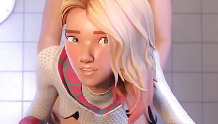 Fh - Spider-gwen Sfm by Foxie2k