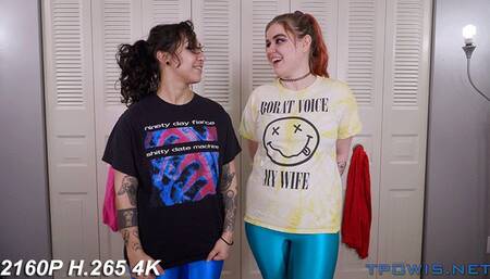 Sammy locks Andie into a number of wrestling holds! [4K H265] [Custom Video]