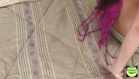 A Curvy Asian Brunette Gets Interviewed and Banged by an Older Grey Guy