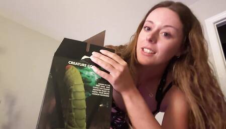 Reading Erotica While Being Fucked by a Monster Cock!