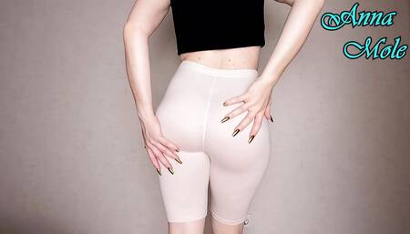 Spanking Cotton Shorts PAWG in Yoga Shorts