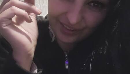 Cought attack whit spiting phlegm by Anna Sparkle