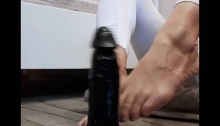 Master of Foot Job and Dildo Fuck