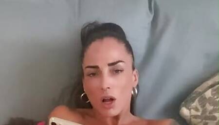 Super horny tattooed brunette in a COMPILATION playing with dildos in her tight pussy.