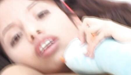 Little Lupe fingering pussy playing orgasm