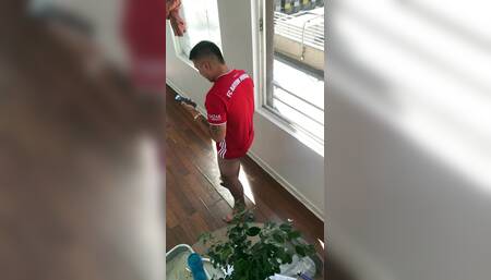 Public Rooftop Display - Pulling It in Front of Everyone Through the Window