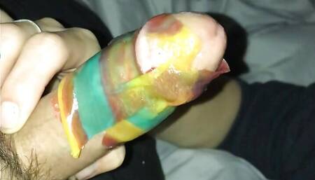 Phoenix vs a fruit roll up  !!  Master jay is blown away
