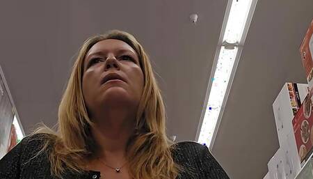 Intense public orgasm from remote controlled vibrator