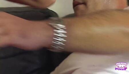 An Unexperienced Angel with Big Milk Cans Loves Being Creampied in Her Tunnel of Love