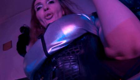 Femdom Mistress Eva Latex Goddess Fetish MILF Heels Lick Panties POV Slave