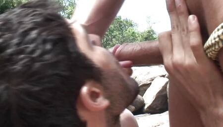 Guys Had a Gorgeous Rest on the Beach, Hard Putting Themselves in Anal