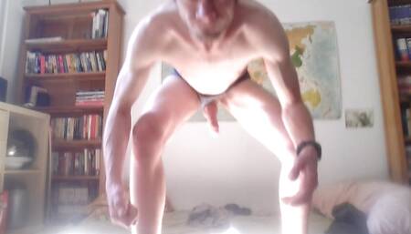 Brainless Goon Bator Pissing All Over the Floor