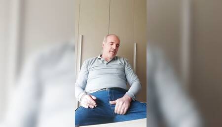 Piss and Masturbation with Cumshot