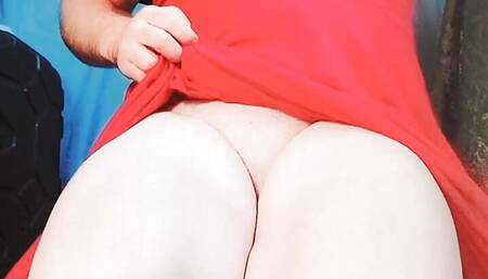 Big Cumshot Cute Legs of Hot Ladyboy Sexy Shemale Model Princess Sissy Crossdresser